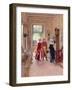 Arrival at the Inn-Charles Edouard Delort-Framed Giclee Print