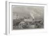 Arrival at the Military Port-Frank Vizetelly-Framed Giclee Print