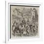 Arrival at Tien-Tsin of a Portion of the Chinese Indemnity Money, Escorted by Chinese Troops-null-Framed Giclee Print