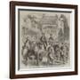 Arrival at Tien-Tsin of a Portion of the Chinese Indemnity Money, Escorted by Chinese Troops-null-Framed Giclee Print