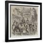 Arrival at Tien-Tsin of a Portion of the Chinese Indemnity Money, Escorted by Chinese Troops-null-Framed Giclee Print