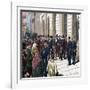 Arrival in Barcelona of General Martinez Campos-null-Framed Giclee Print