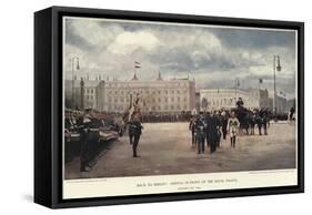 Arrival in Front of the Royal Palace-null-Framed Stretched Canvas