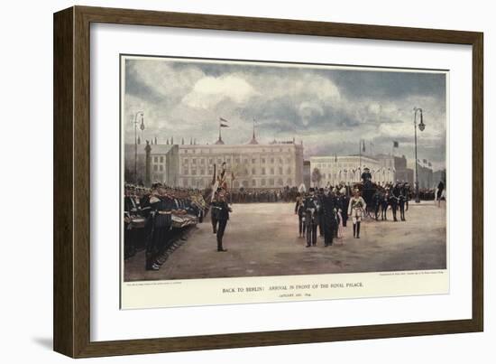 Arrival in Front of the Royal Palace-null-Framed Giclee Print