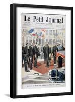 Arrival in Le Havre of the Gifts of the Tsar in France, 1895-F Meaulle-Framed Giclee Print