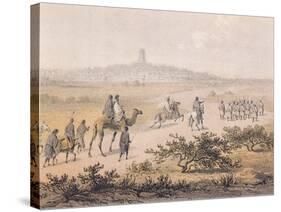 Arrival in Tumbuctu from Travels and Discoveries in North and Central Africa, 1861-Heinrich Schliemann-Stretched Canvas