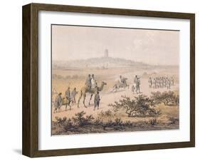 Arrival in Tumbuctu from Travels and Discoveries in North and Central Africa, 1861-Heinrich Schliemann-Framed Giclee Print