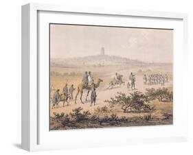 Arrival in Tumbuctu from Travels and Discoveries in North and Central Africa, 1861-Heinrich Schliemann-Framed Giclee Print