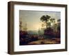 Arrival of Aeneas in Italy, the Dawn of the Roman Empire-Claude Lorraine-Framed Giclee Print