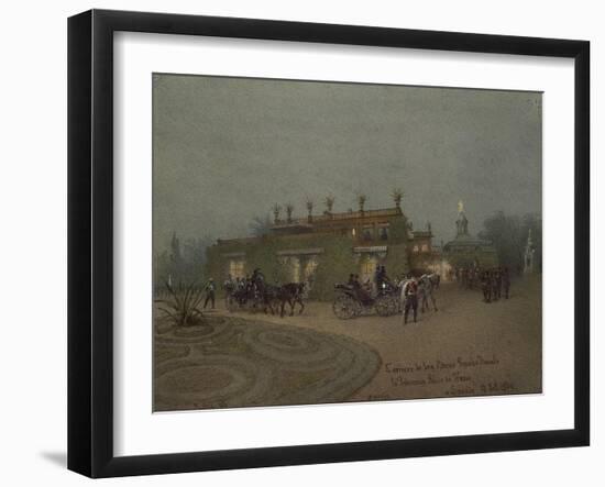 Arrival of Alice, Princess of Hesse, to Livadia on October 1894-Mihály Zichy-Framed Giclee Print