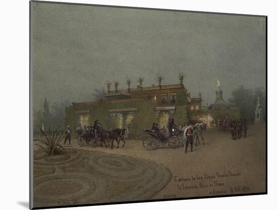 Arrival of Alice, Princess of Hesse, to Livadia on October 1894-Mihály Zichy-Mounted Giclee Print