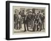 Arrival of Army Reserve Men at Barracks in London-null-Framed Giclee Print