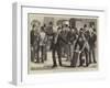 Arrival of Army Reserve Men at Barracks in London-null-Framed Giclee Print