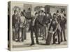 Arrival of Army Reserve Men at Barracks in London-null-Stretched Canvas