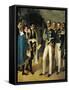 Arrival of Carlo Alberto Amedeo Di Savoia-null-Framed Stretched Canvas
