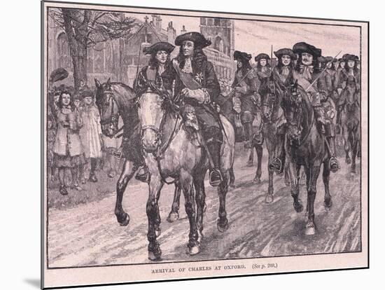 Arrival of Charles at Oxford Ad 1681-William Barnes Wollen-Mounted Giclee Print