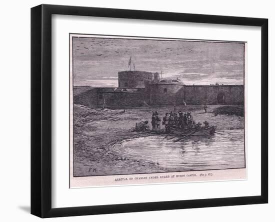 Arrival of Charles I under Guard at Hurst Castle Ad 1648-Paul Hardy-Framed Giclee Print