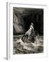 Arrival of Charon, 1857-Gustave Doré-Framed Giclee Print