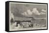 Arrival of Cleopatra's Needle, the Obelisk on the Voyage, Off Dover-null-Framed Stretched Canvas