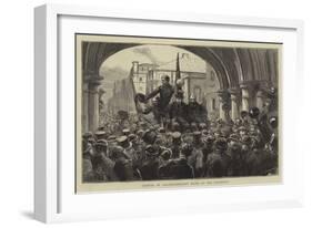 Arrival of Colour-Sergeant Bates at the Guildhall-Godefroy Durand-Framed Giclee Print