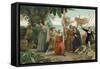 Arrival of Columbus in America, 1492-null-Framed Stretched Canvas