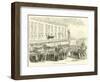 Arrival of Delegates at Bordeaux, December 1870-null-Framed Giclee Print