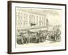 Arrival of Delegates at Bordeaux, December 1870-null-Framed Giclee Print