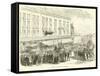 Arrival of Delegates at Bordeaux, December 1870-null-Framed Stretched Canvas
