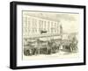 Arrival of Delegates at Bordeaux, December 1870-null-Framed Giclee Print