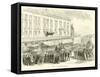 Arrival of Delegates at Bordeaux, December 1870-null-Framed Stretched Canvas