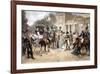 Arrival of Empress Mary-Louisa in Pariph-V^ De Paredes-Framed Art Print