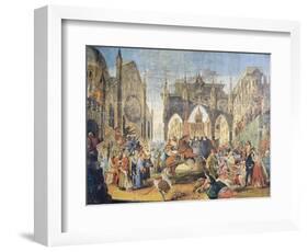 Arrival of Federico II in Jesi, Teatro Comunale Pergolesi-Luigi Mayer-Framed Giclee Print