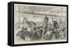 Arrival of General Boulanger at Charing-Cross Station-null-Framed Stretched Canvas