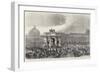Arrival of Her Majesty in the Place Du Carrousel, Tuileries-null-Framed Giclee Print