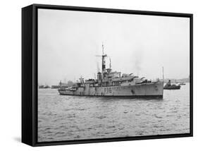 Arrival of HMS Amethyst, Hong Kong 1949-null-Framed Stretched Canvas