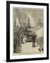 Arrival of HMS Serapis with the Prince of Wales at Gibraltar, HMS Swiftsure Firing a Salute-null-Framed Giclee Print