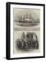 Arrival of Ibrahim Pacha at Portsmouth-null-Framed Giclee Print