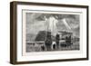 Arrival of Jacques Cartier at Stadacona, Canada, Nineteenth Century-null-Framed Giclee Print