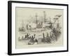 Arrival of King Louis Philippe and a French Squadron at Portsmouth in 1844-null-Framed Giclee Print