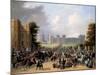 Arrival of King Louis-Philippe at Windsor Castle-Édouard-Henri-Théophile Pingret-Mounted Giclee Print