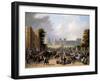 Arrival of King Louis-Philippe at Windsor Castle-Édouard-Henri-Théophile Pingret-Framed Giclee Print