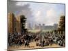 Arrival of King Louis-Philippe at Windsor Castle-Édouard-Henri-Théophile Pingret-Mounted Giclee Print