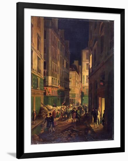 Arrival of Louis-Philippe (1773-1810) at the Palais-Royal, 30th July 1830-Jean-Baptiste-Prudent Carbillet-Framed Giclee Print