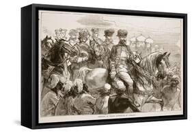 Arrival of Major Lawrence at Coilady-null-Framed Stretched Canvas