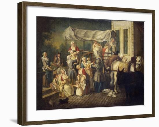 Arrival of Nurses-Etienne Jeaurat-Framed Giclee Print