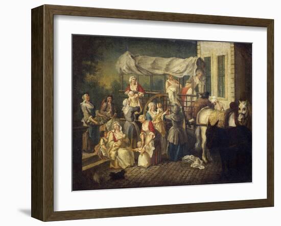 Arrival of Nurses-Etienne Jeaurat-Framed Giclee Print