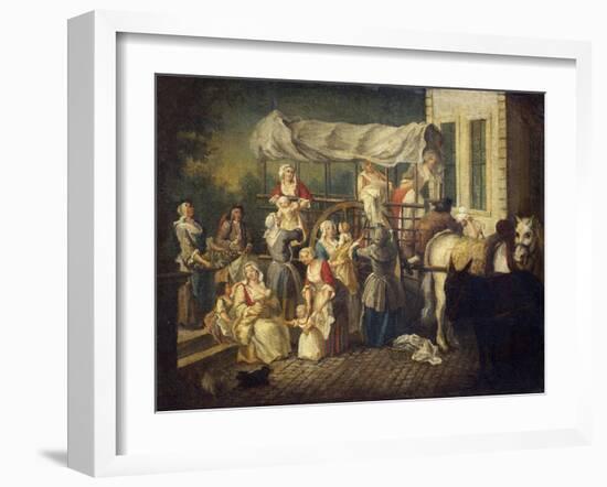 Arrival of Nurses-Etienne Jeaurat-Framed Giclee Print