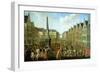 Arrival of Prince Maximilian in Kolhmarkt Square in Bonn in 1784-Johann Franz Rousseau-Framed Giclee Print