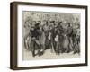 Arrival of Prussian Sailors at Versailles-null-Framed Giclee Print