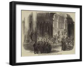 Arrival of Queen Christina at the Royal Palace, Madrid-null-Framed Giclee Print